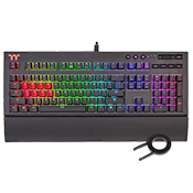 Thermaltake TT Premium X1 RGB Mechanical Gaming Keyboard-Cherry MX Speed Blue Switches
