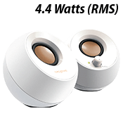 Creative Pebble 2.0 USB-Powered Speaker System - White