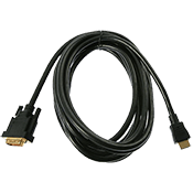 10 ft. HDMI to DVI Cable-Broadcast quality performance, tested to pass 1080p
