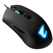 AORUS M4 RGB 6400 DPI Optical Sensor Fully Programmable and Saved Onboard Gaming Mouse-AORUS M4