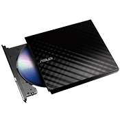 ASUS External Slim CD/DVD Writer USB 2.0 (Black)