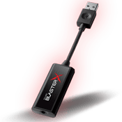 Creative Sound BlasterX G1 7.1 [USB] -- Stereo, 96kHz/24-bit, 93dB SNR
