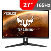 27" [2560x1440] ASUS TUF Gaming VG27WQ1B Curved Monitor - 165Hz 1ms-Single Monitor