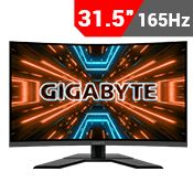 31.5" [2560x1440] GIGABYTE G32QC A Gaming Monitor - 165HZ 1ms-Single Monitor