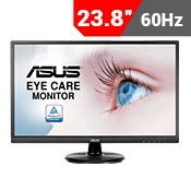 23.8" [1920x1080] ASUS VA249HE Eye Care Monitor - 60Hz-Single Monitor