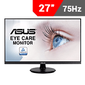 27" [1920x1080] ASUS VA27DQ Eye Care Monitor - 75Hz-Single Monitor