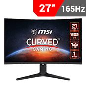 27" [1920x1080] MSI Optix G271C Curved Gaming Monitor - 165Hz 1ms-Single Monitor