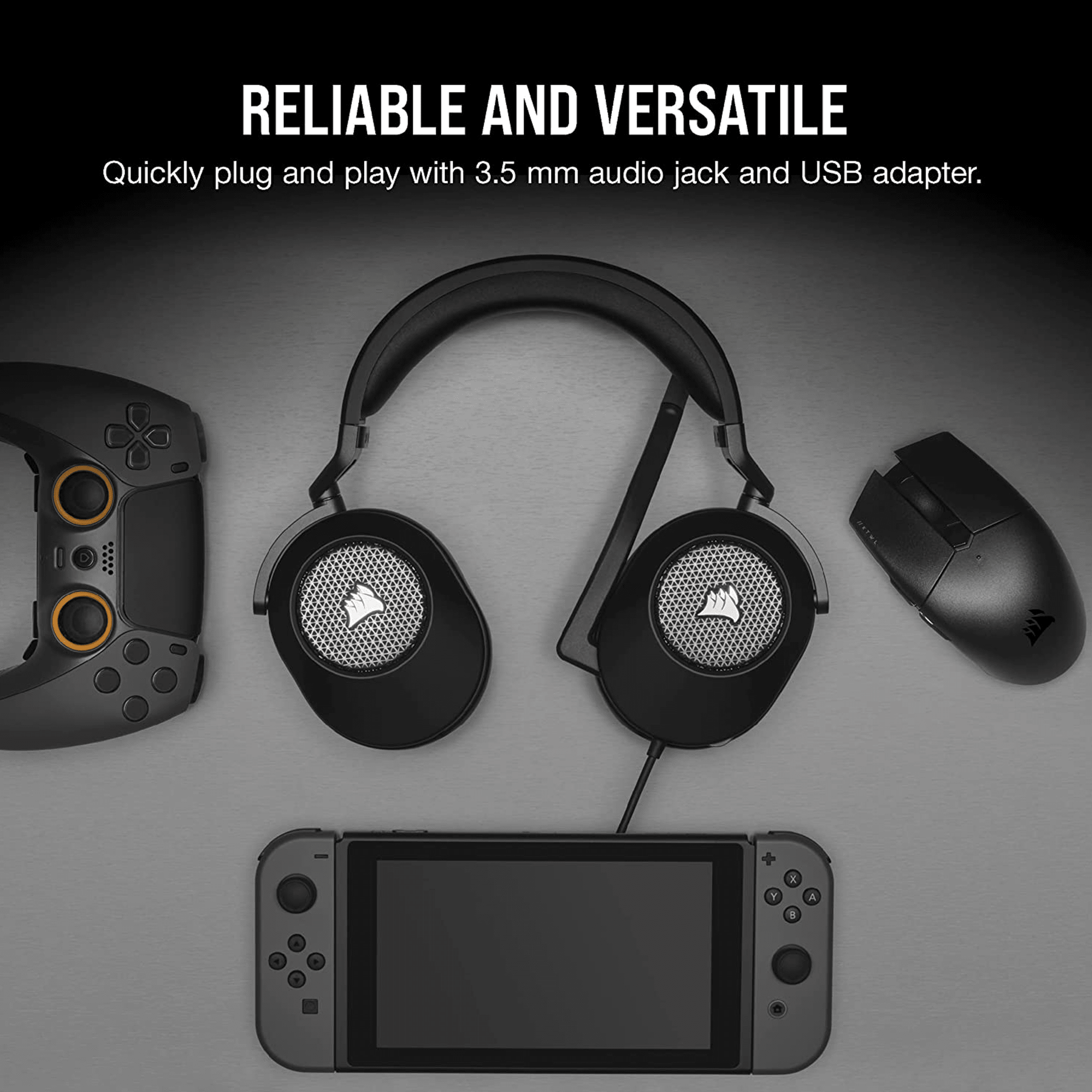 Corsair HS65 Surround Wired Gaming Headset - Carbon