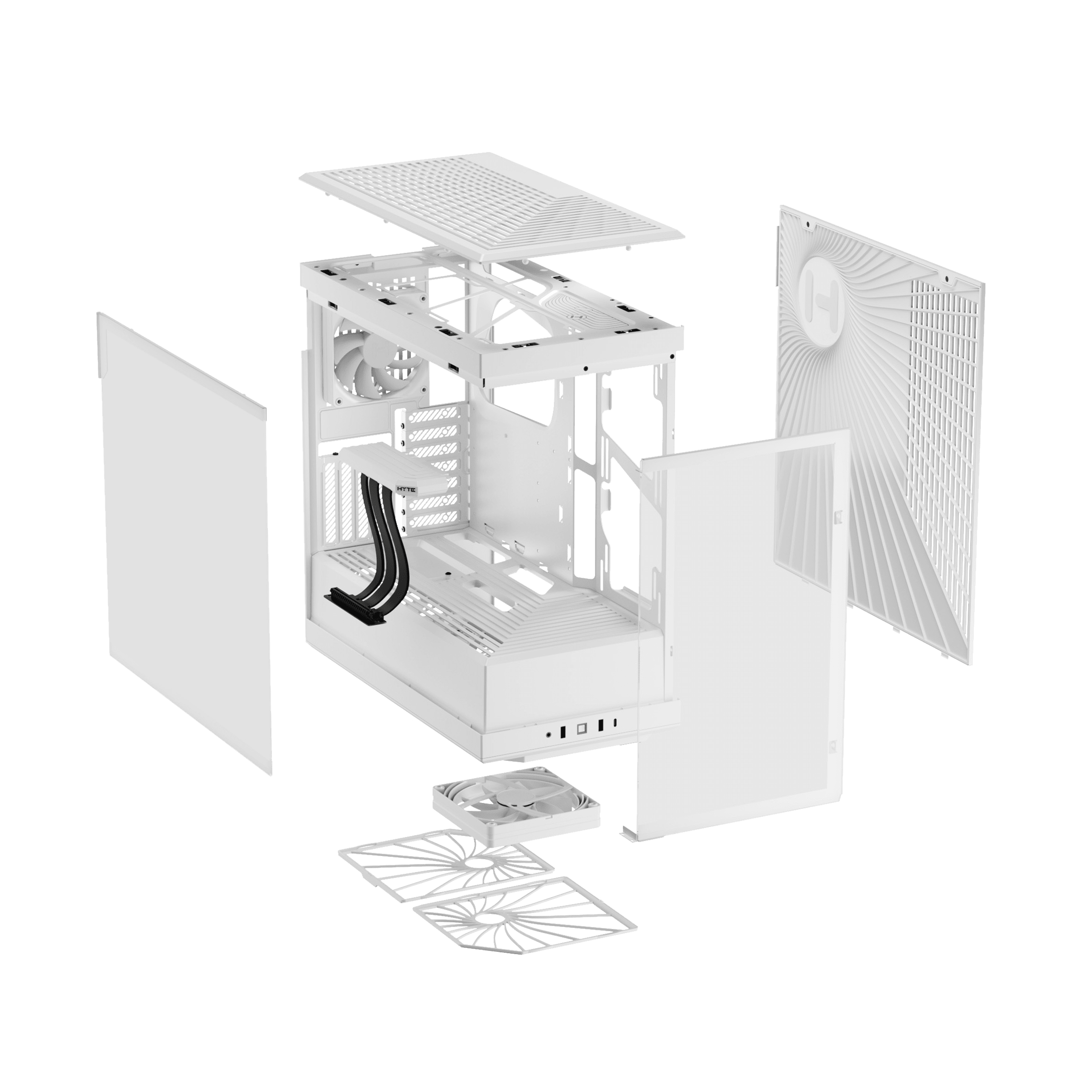HYTE Y40 Gaming Case - Snow White