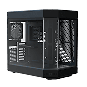 HYTE Y60ブラック Premium Mid-Tower ATX PC Case - Pitch Black | HYTE