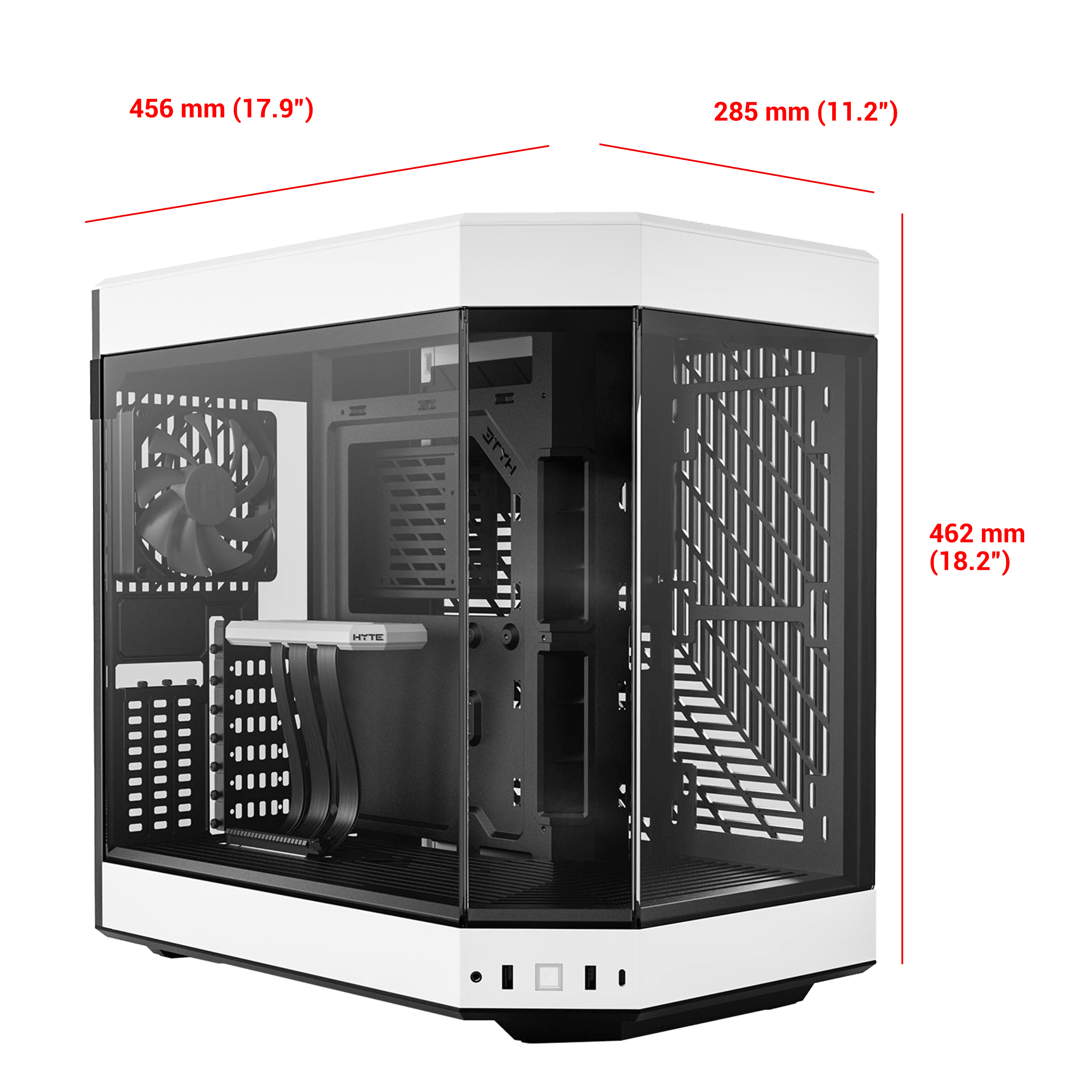 HYTE Y60 Gaming Case - Panda HYTE Y60 Gaming Case - Panda