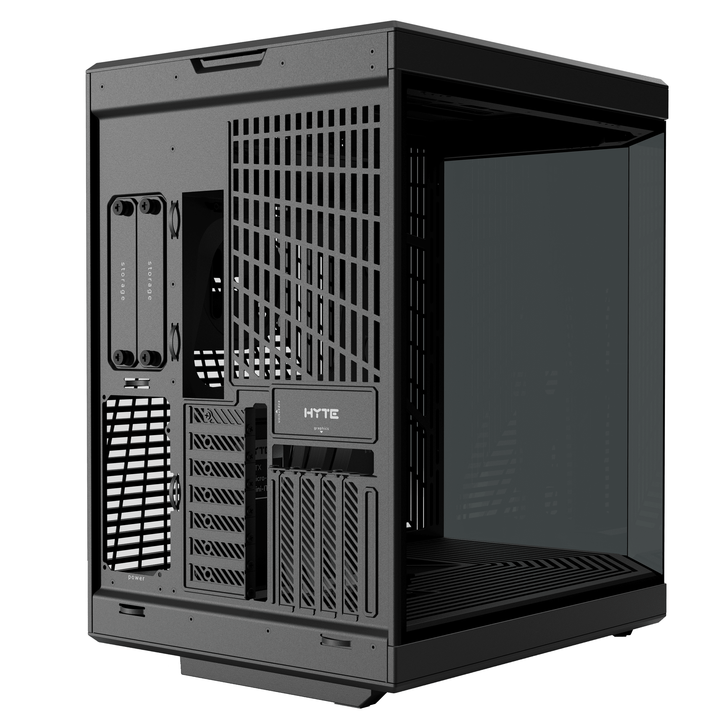 HYTE Y70 Gaming Case - Pitch Black