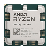 CPU AMD RYZEN5 7600 AMD Ryzen 5 7600 3.8 GHz 6-Core Processor (100-100001015BOX