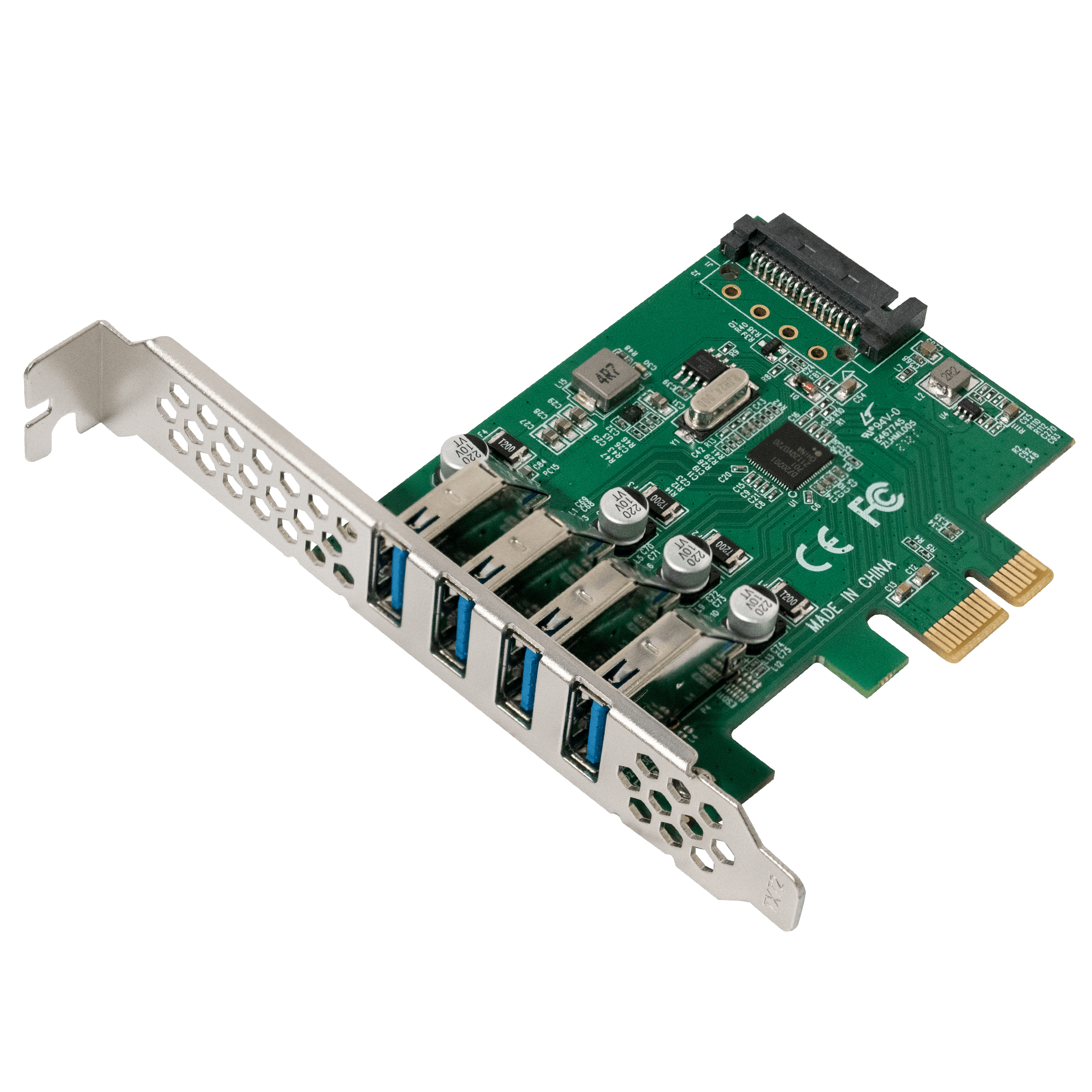 PCI-Express USB 3.0 Expansion Card (4 x External Ports)