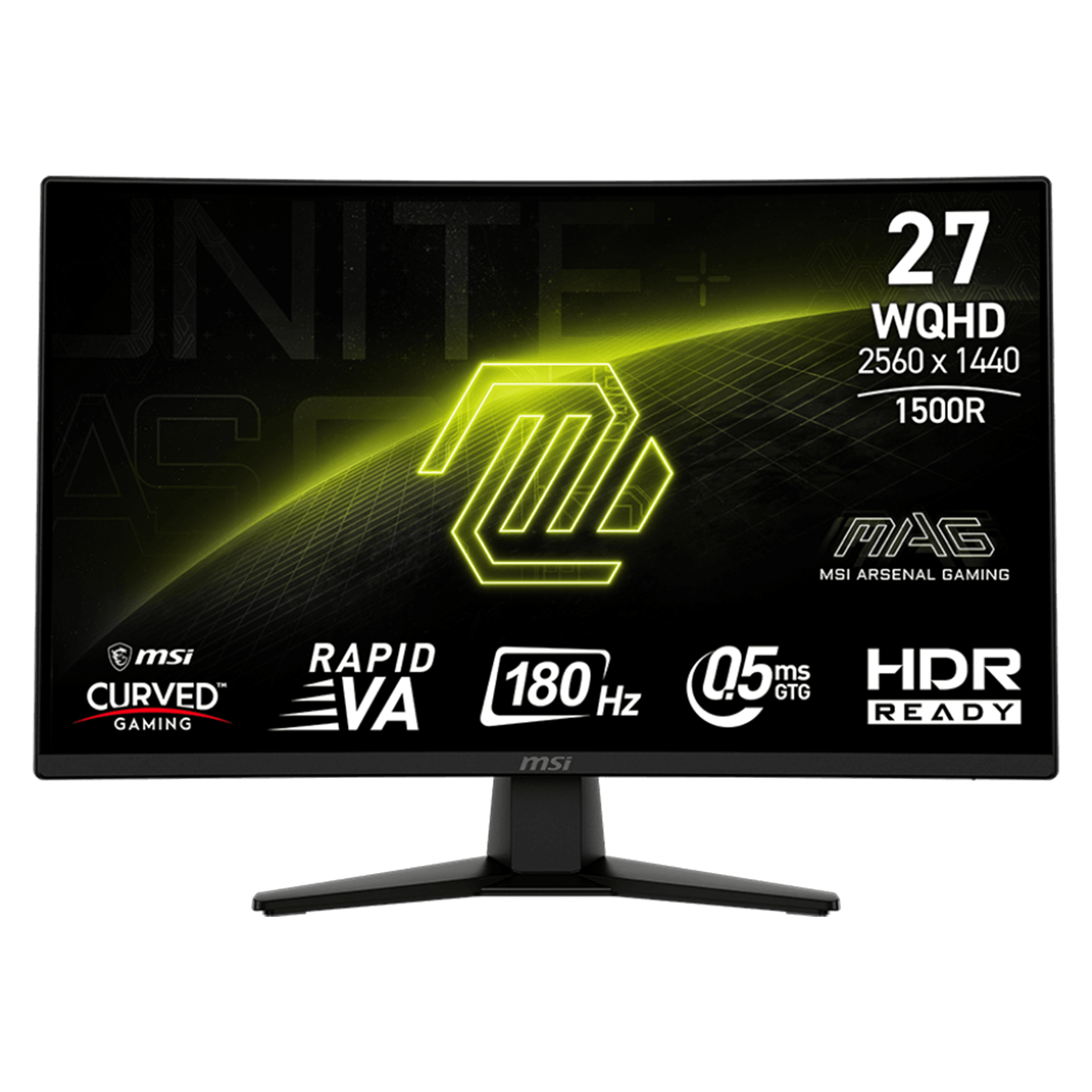 MSI カーブドモニター ブラック MSI 27