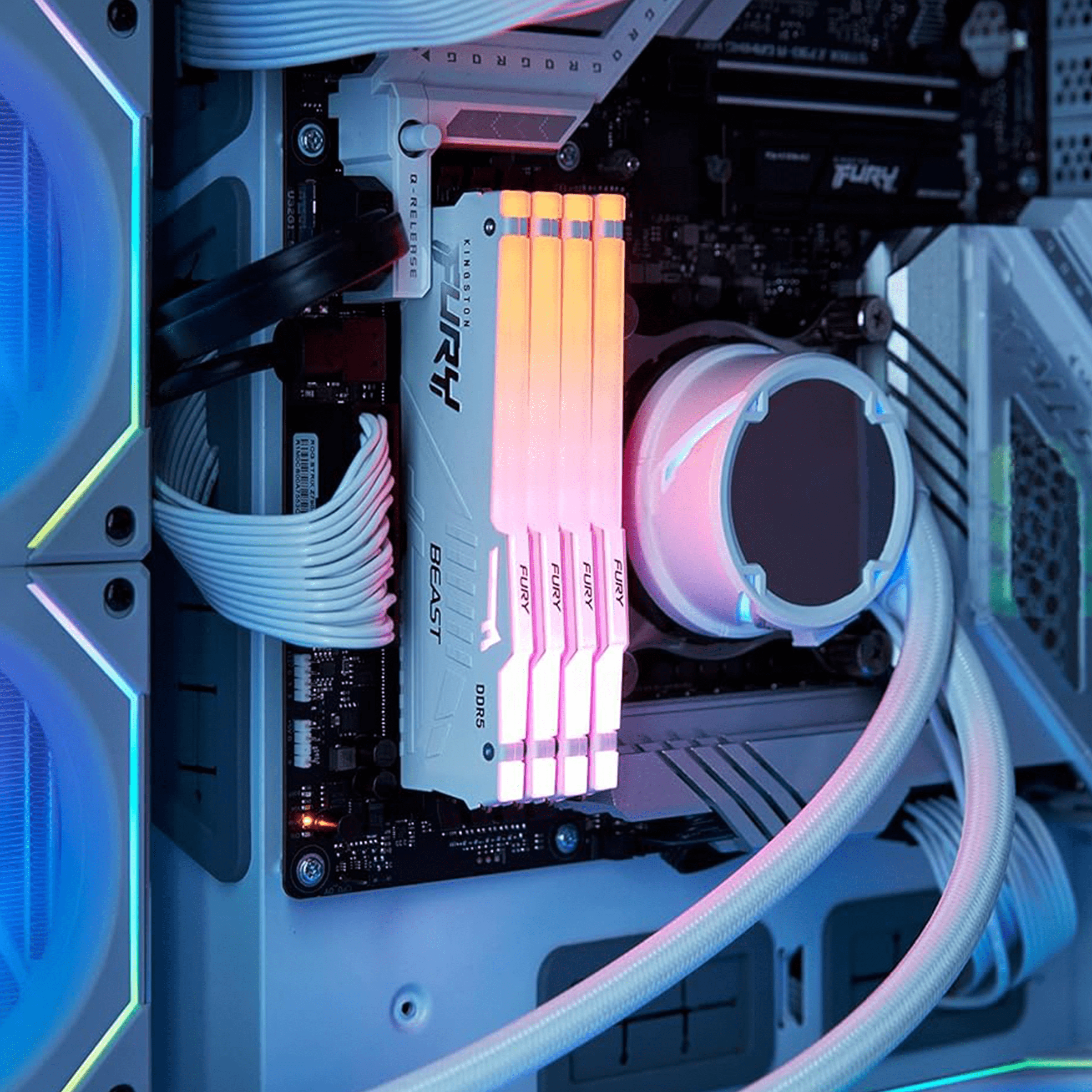Kingston Fury Beast RGB 64GB (32GBx2) DDR5 6000MHz CL36 Kingston Fury Beast RGB 64GB (32GBx2) DDR5 6000MHz CL36