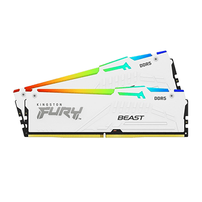 Fury BEAST DDR5 64GB（32GBx2） Kingston Fury Beast RGB 64GB (2x32GB) 6400MT/s DDR5 CL32