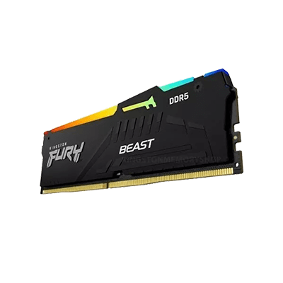 Kingston FURY　Beast DDR5　32GB(16GB x2開封済 Amazon.com: Kingston Fury Beast White RGB 32GB (2x16GB