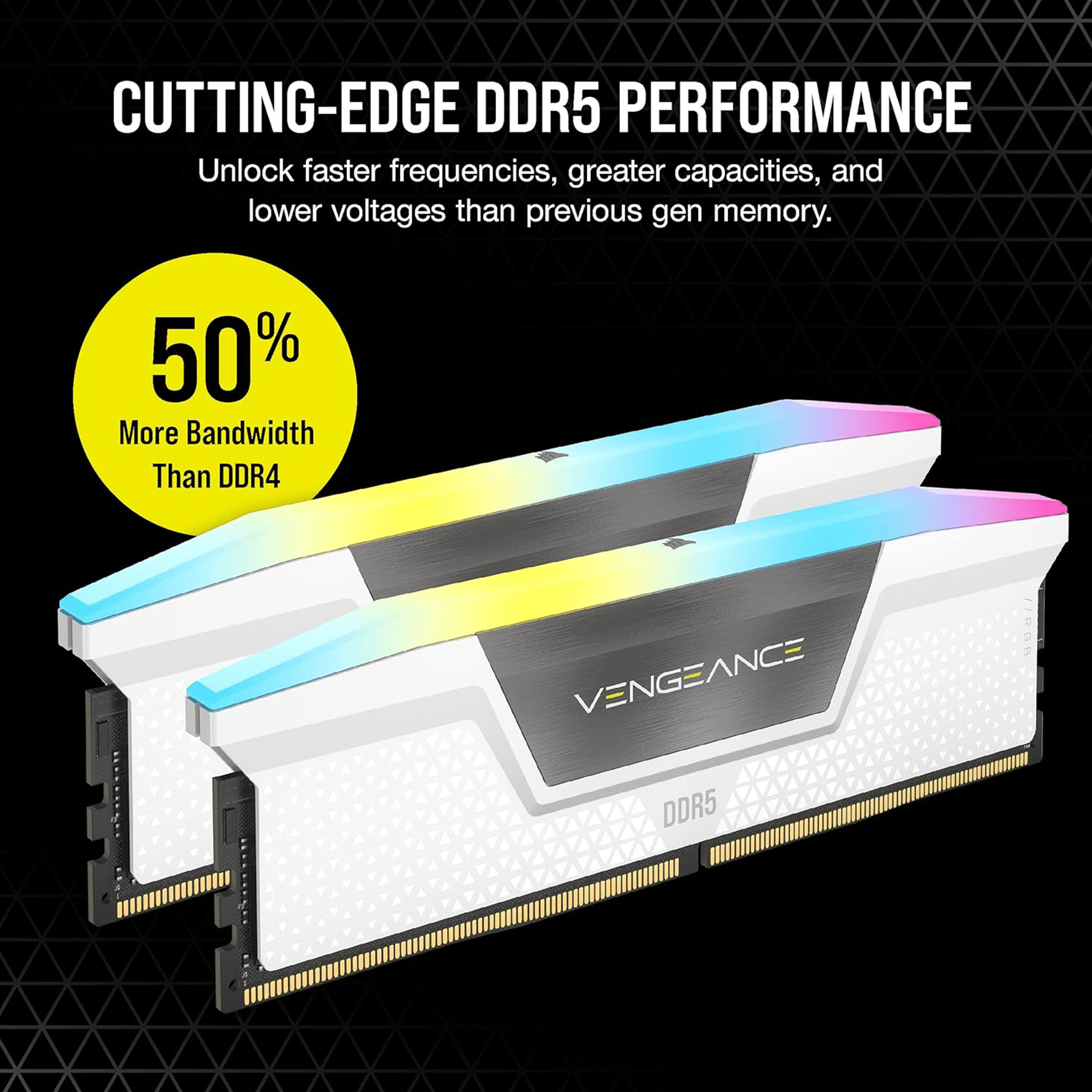 【60％OFF】 Vengeance CORSAIR RGB Memory CL36 6000MHz DDR5 (16GBx2) 32GB メモリー