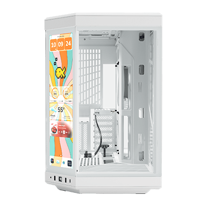HYTE Y70 Touch Infinite Gaming Case - Snow White