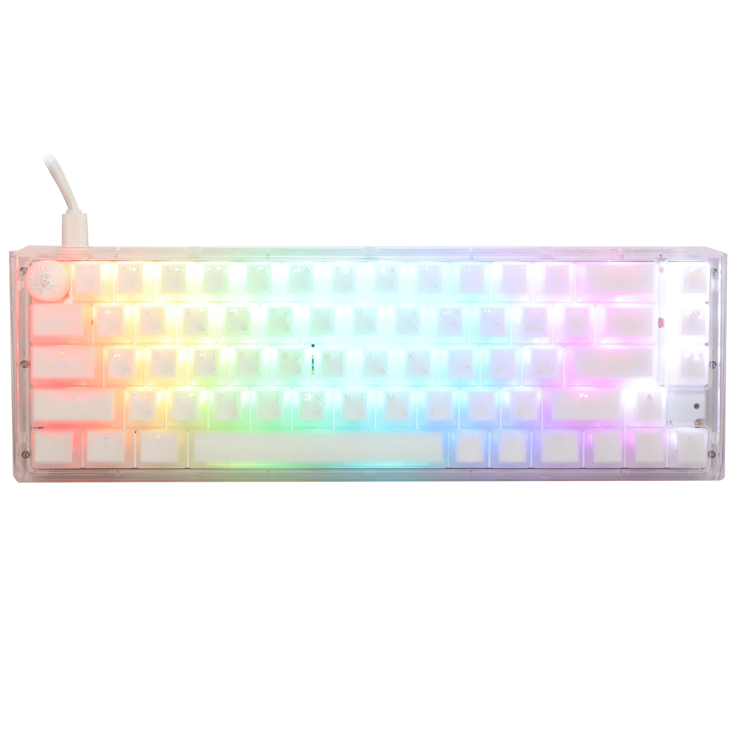 美品　Ducky One3 SF Ducky One 3 SF Pure White RGB : Meckeys.com : 65% Keyboard