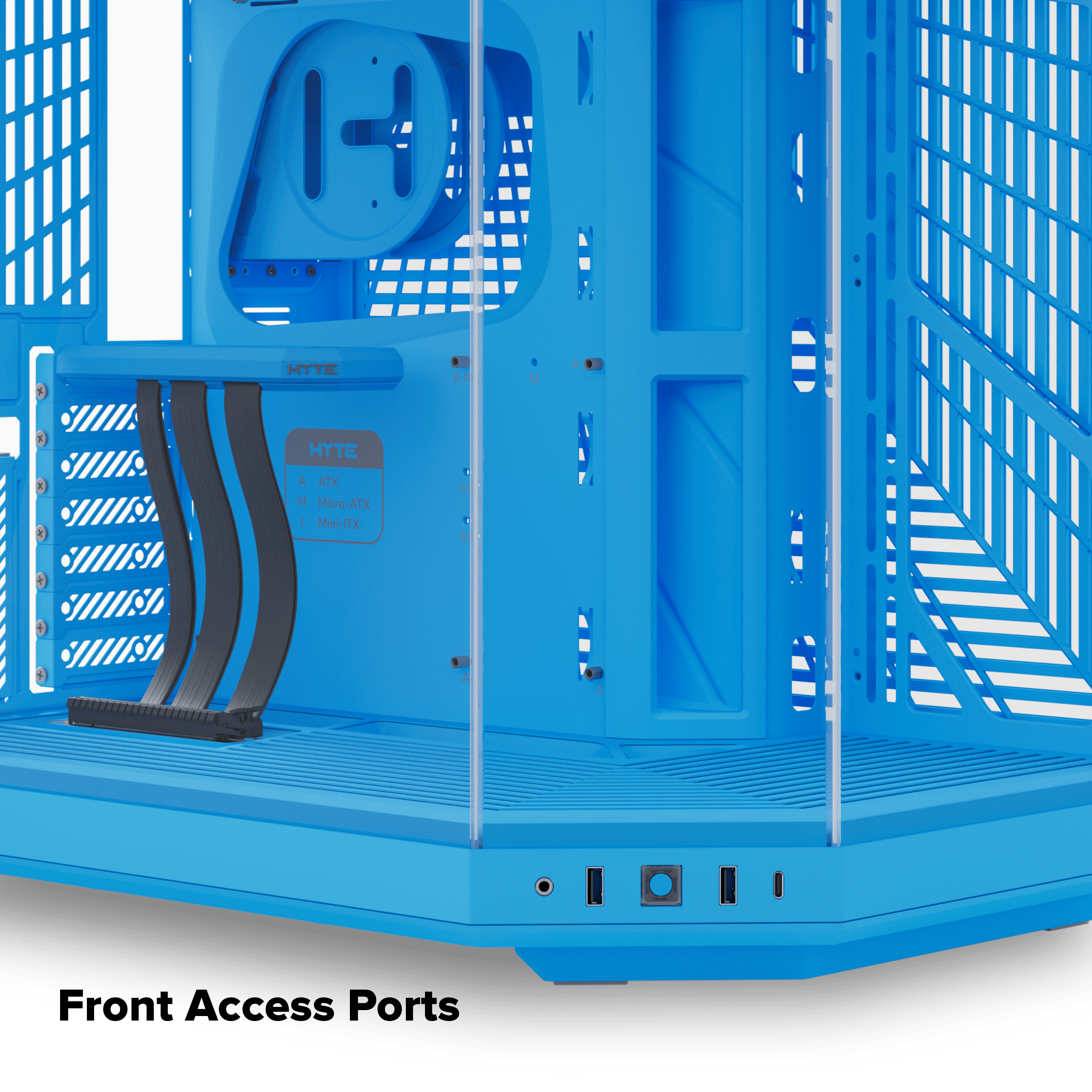 HYTE Y70 Gaming Case - Blueberry Milk