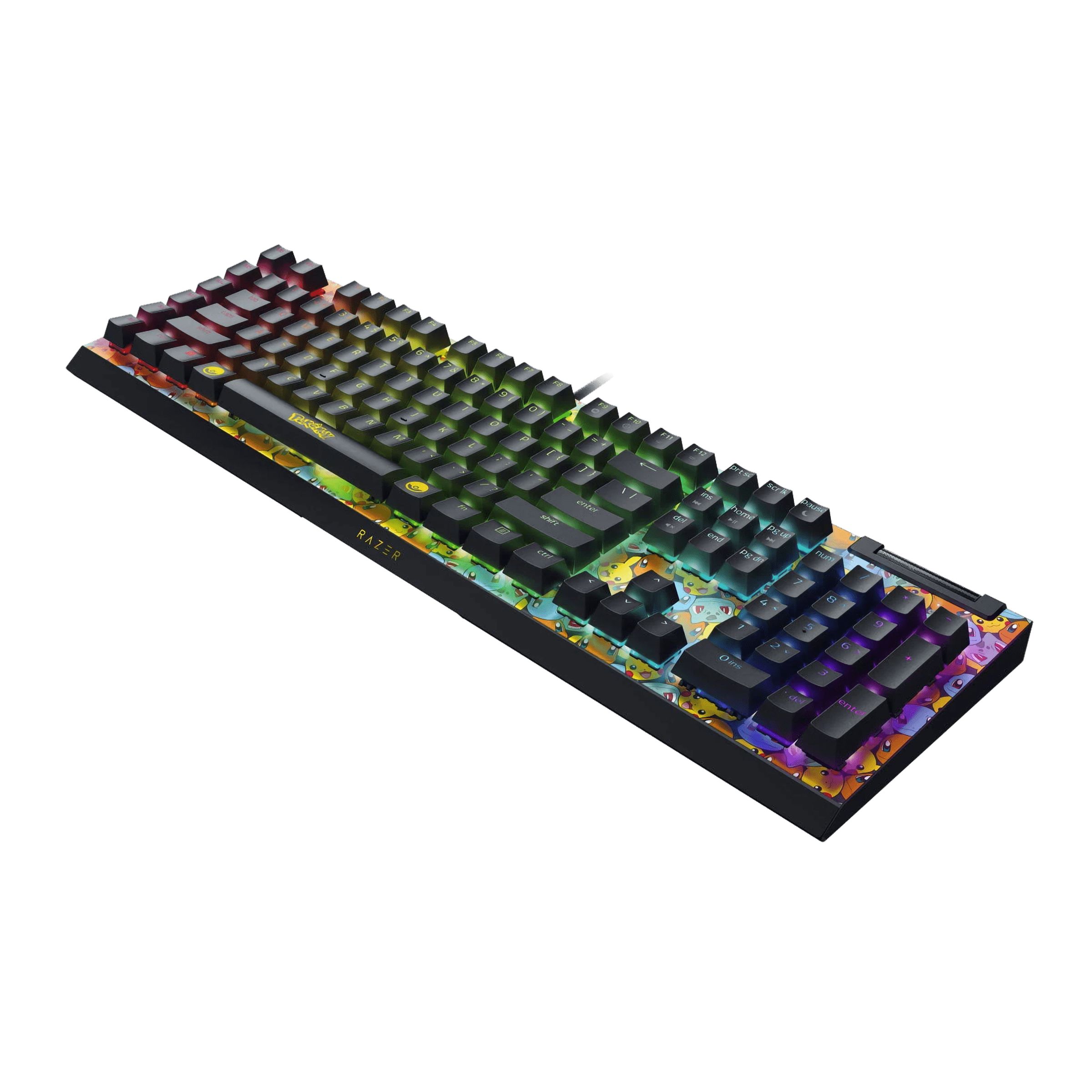⭐Razer Blackwidow V４⭐ポケモン⭐【ピカチュウVer】特典多数 Razer Blackwidow V4 X Wired Gaming Keyboard - Pokemon