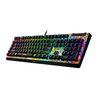Razer Blackwidow V4 X Wired Gaming Keyboard - Pokemon Edition
