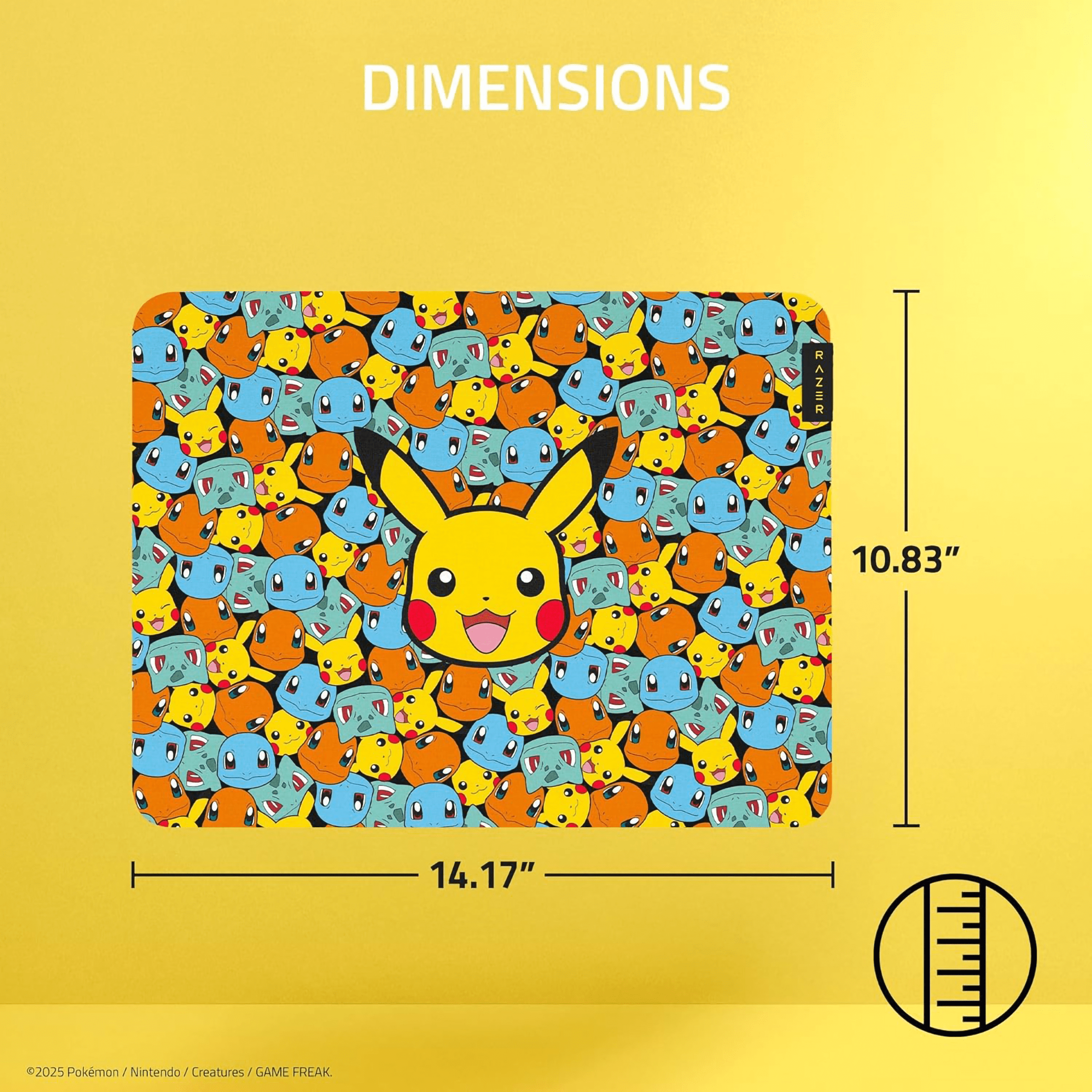 Razer Gigantus V2 Medium Mouse Pad - Pokemon Edition