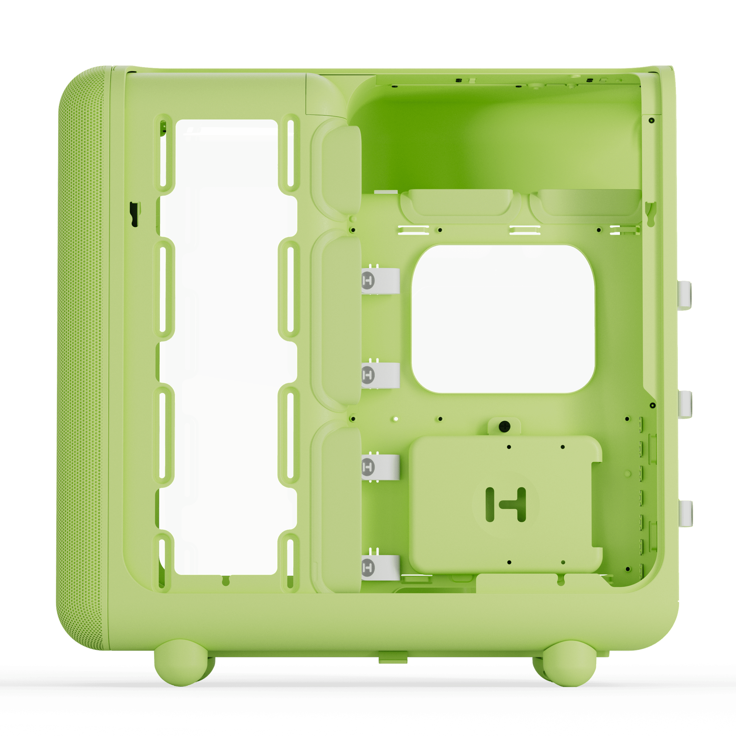 HYTE X50 Case + HYTE FA12 Case Fans (4-Pack) - Matcha