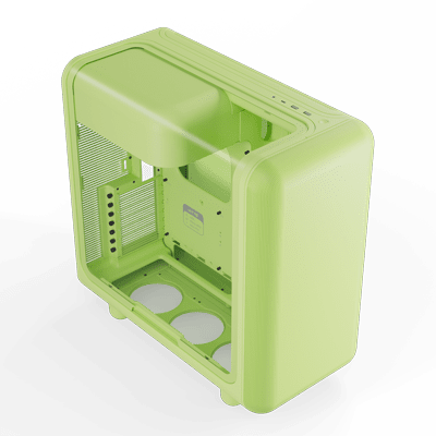 HYTE X50 Case + HYTE FA12 Case Fans (4-Pack) - Matcha