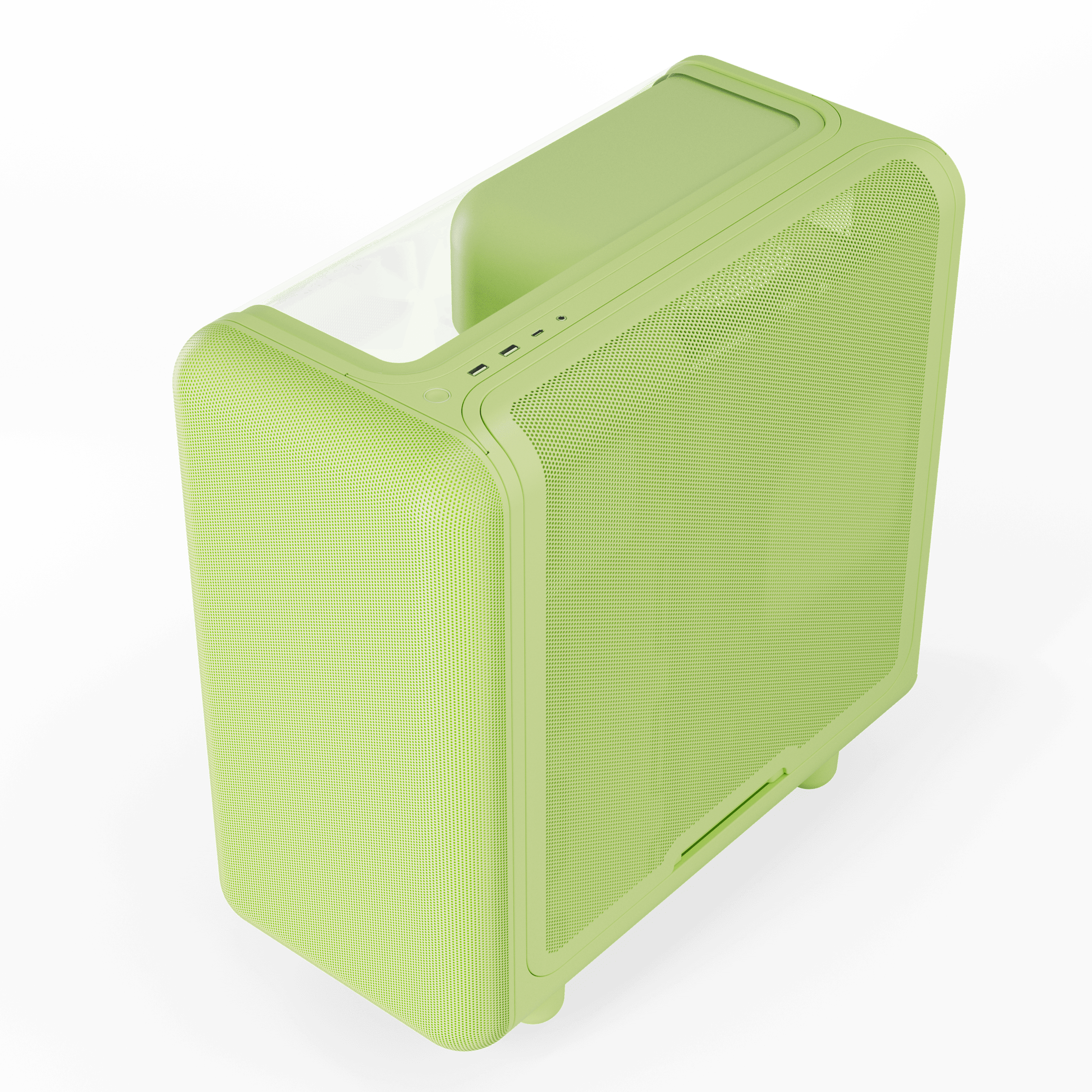 HYTE X50 Case + HYTE FA12 Case Fans (4-Pack) - Matcha