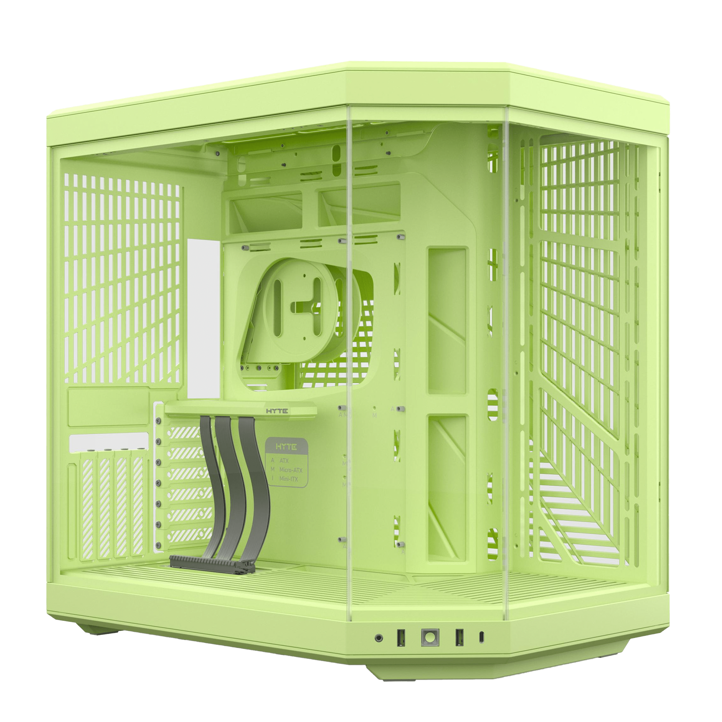 HYTE Y70 ケース Y70 - Our New ATX PC Case - Pitch Black | HYTE