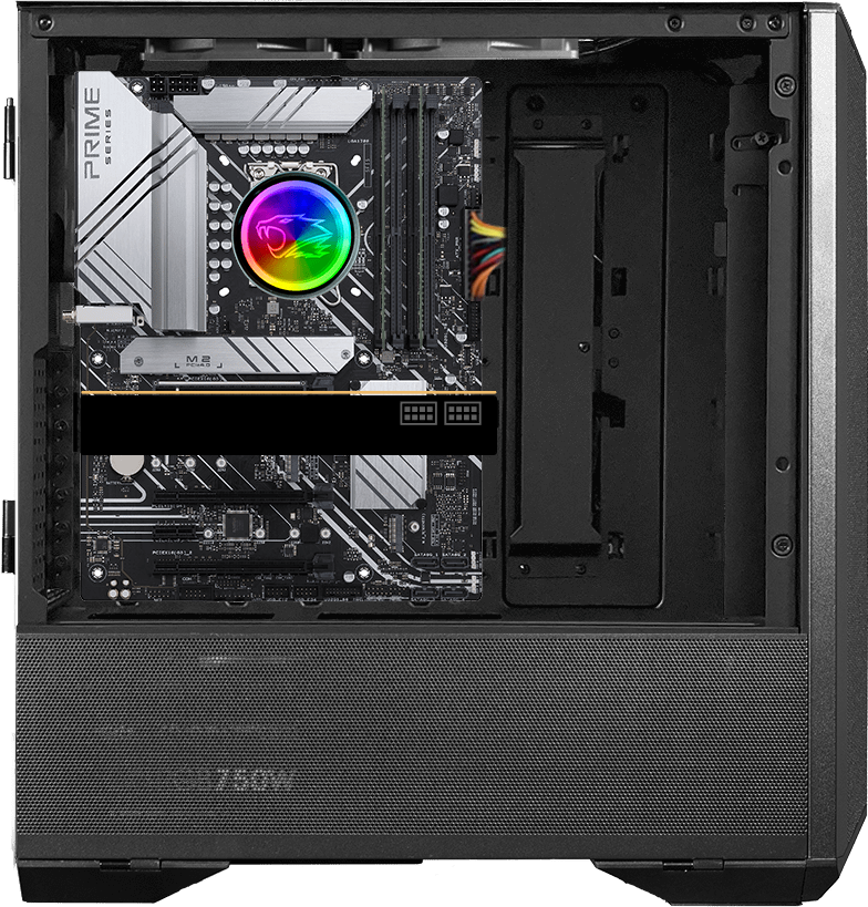 Intel Z690 DDR4 Gaming Evo RTX 30 Series inside