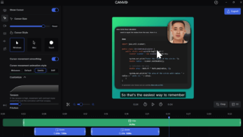 Canvid</br>with AI-Screen Recording