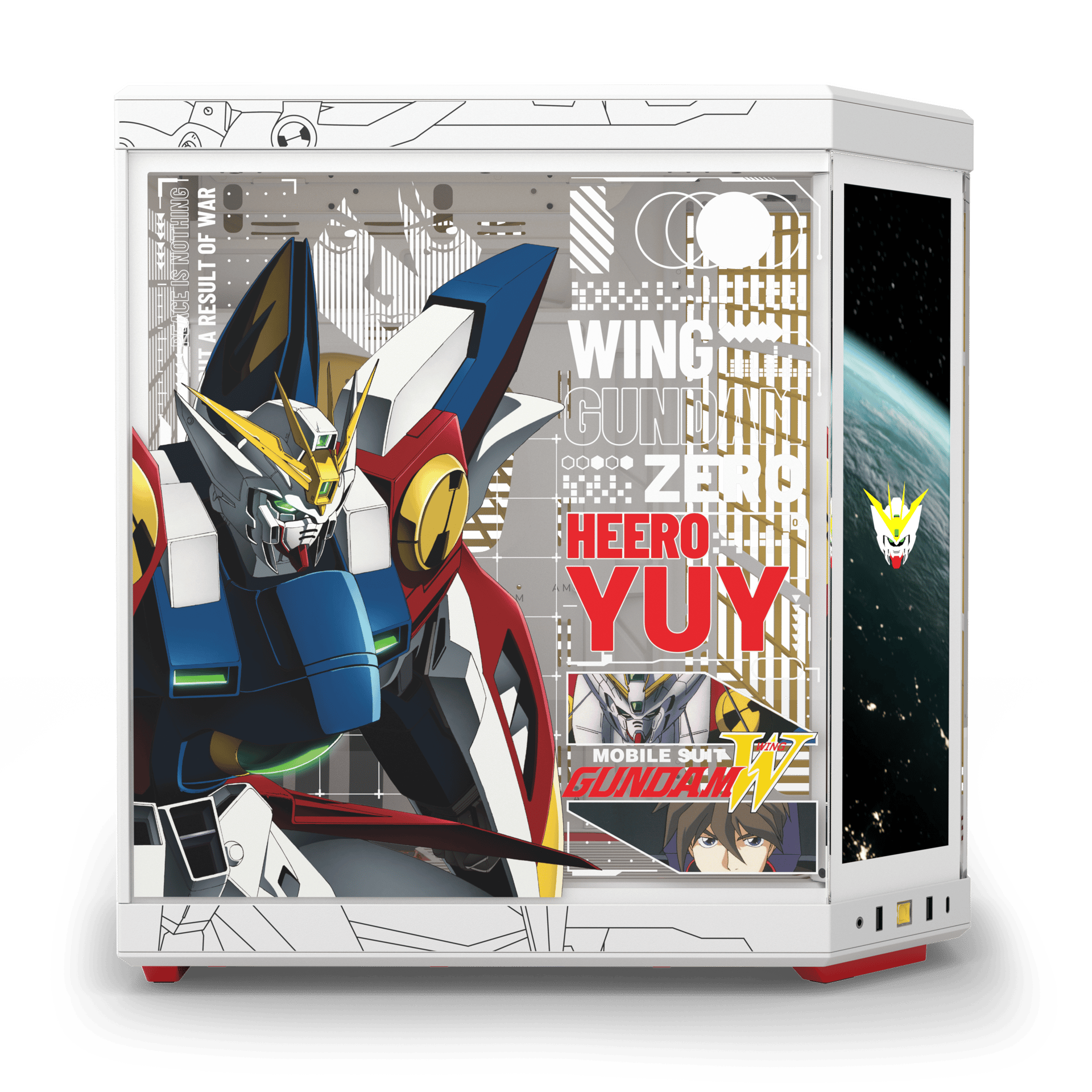 Gundam case front view
