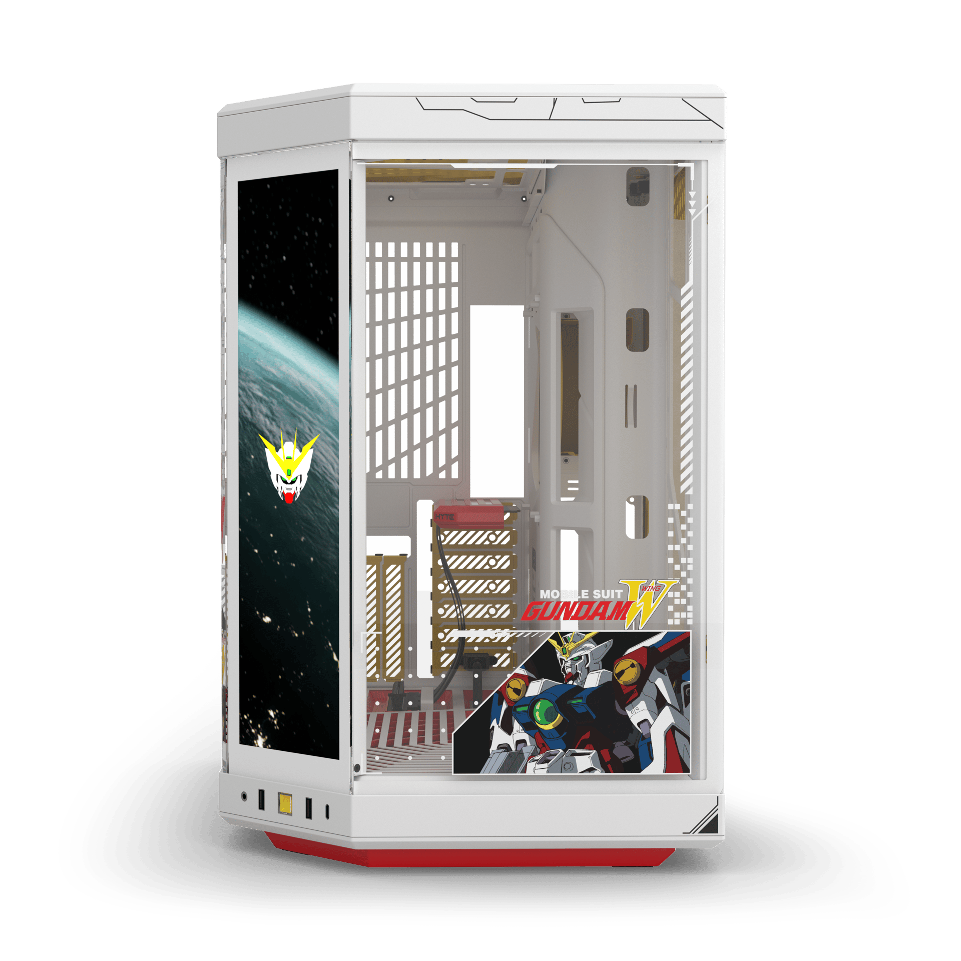 Gundam case side view