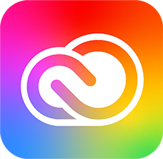 adobe cloud rainbow logo