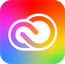 adobe cloud rainbow logo