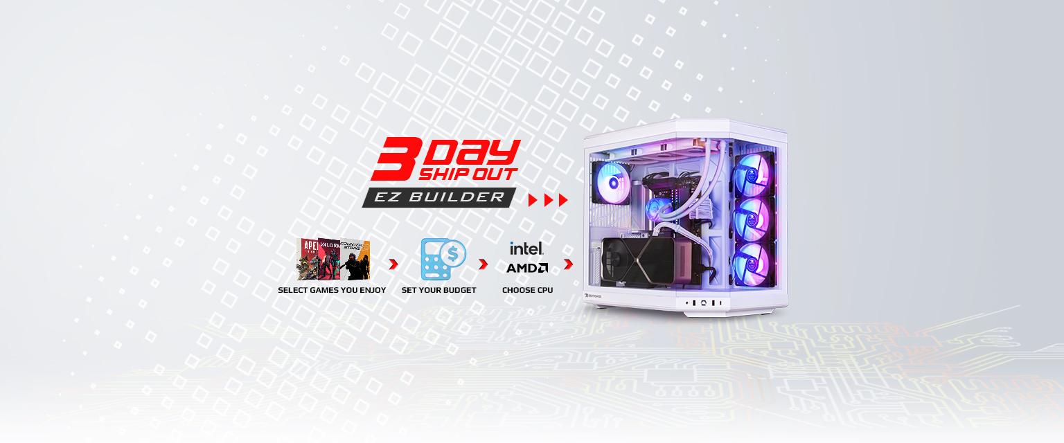 GET GAMING FAST WITH EASY BUILDER