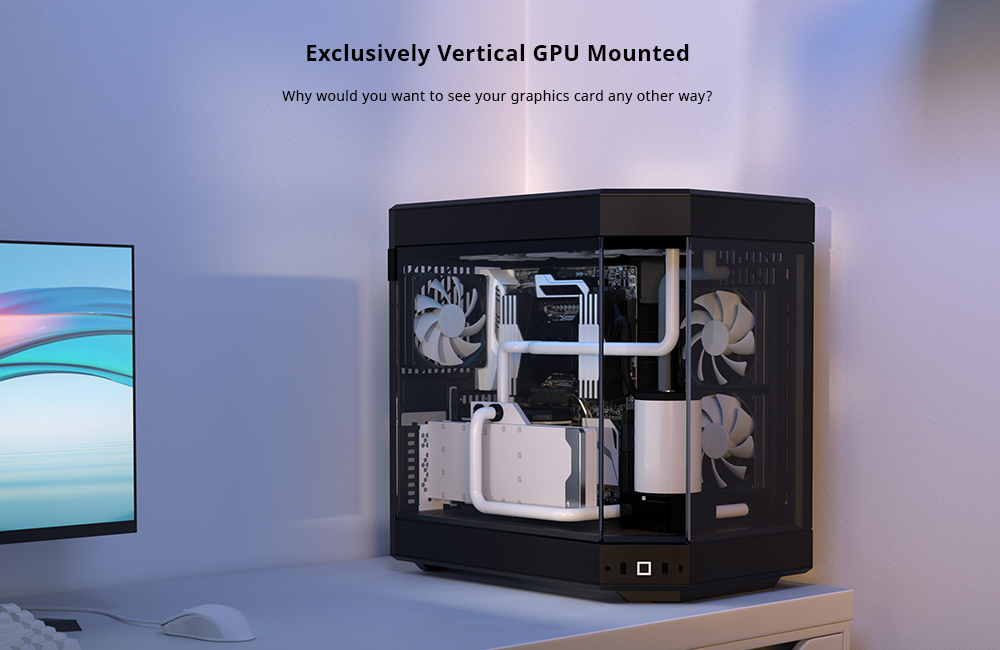 HYTE Y60 Gaming Case - Pitch Black