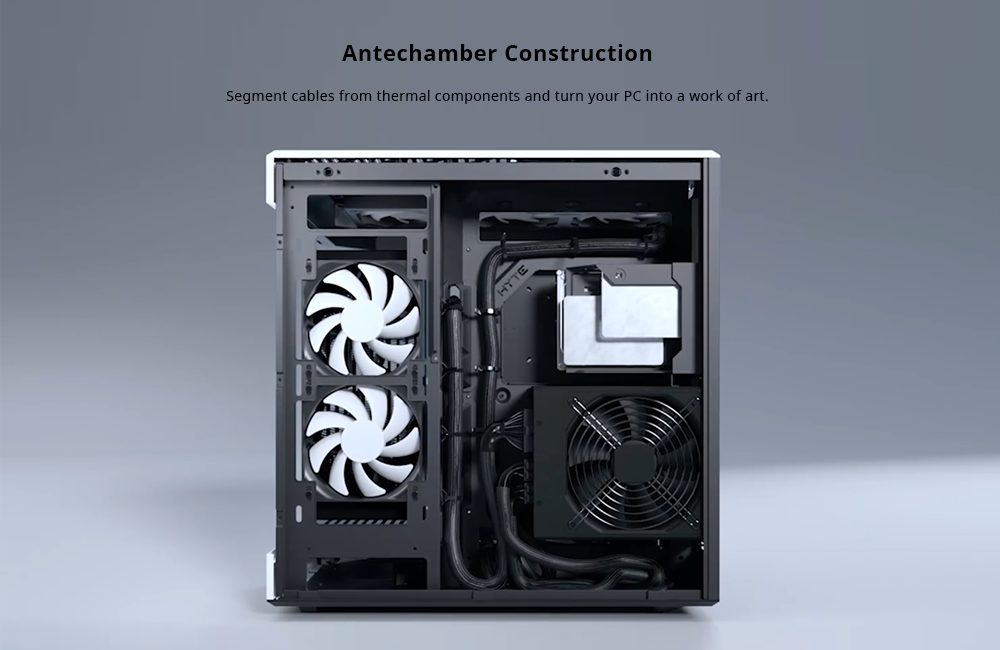 HYTE Y60 Gaming Case - Pitch Black
