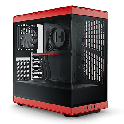 HYTE Y40 Gaming Case - Black/Red