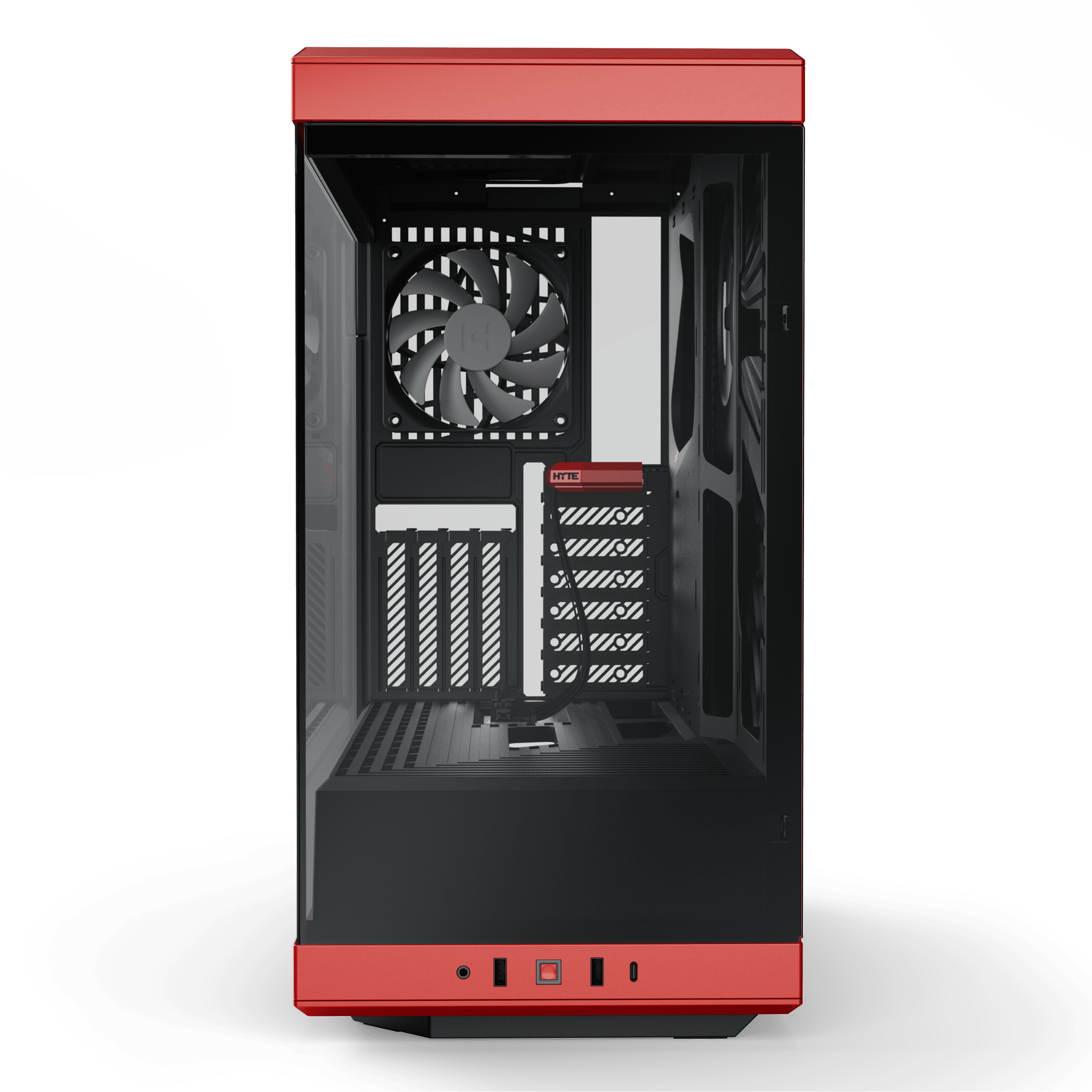 HYTE Y40 Gaming Case - Black/Red iBUYPOWER®