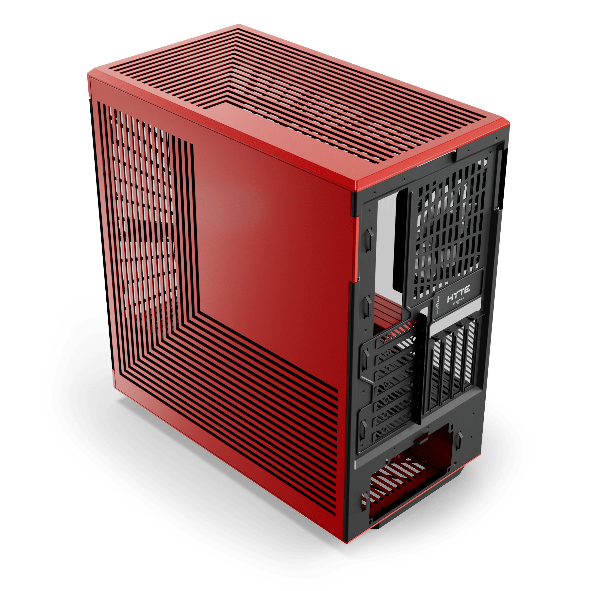 HYTE Y40 Gaming Case - Black/Red iBUYPOWER®