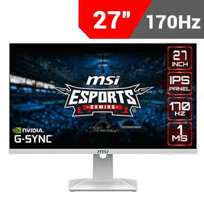 [1920x1080] MSI OPTIX G274RW Gaming Monitor (White)