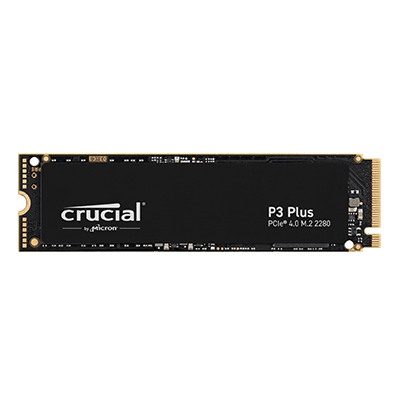 2TB Crucial P3 Plus M.2 PCIe Gen 4 NVMe SSD -- Gen 4 Read: 5000 MB/s, Write: 4200 MB/s, Gen 3 Read: 3517 MB/s, Write: 3246 MB/s