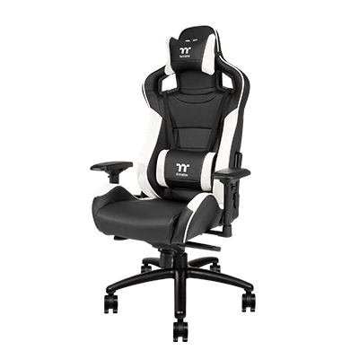 Thermaltake - X-Fit Series Gaming Chair [Black/White]