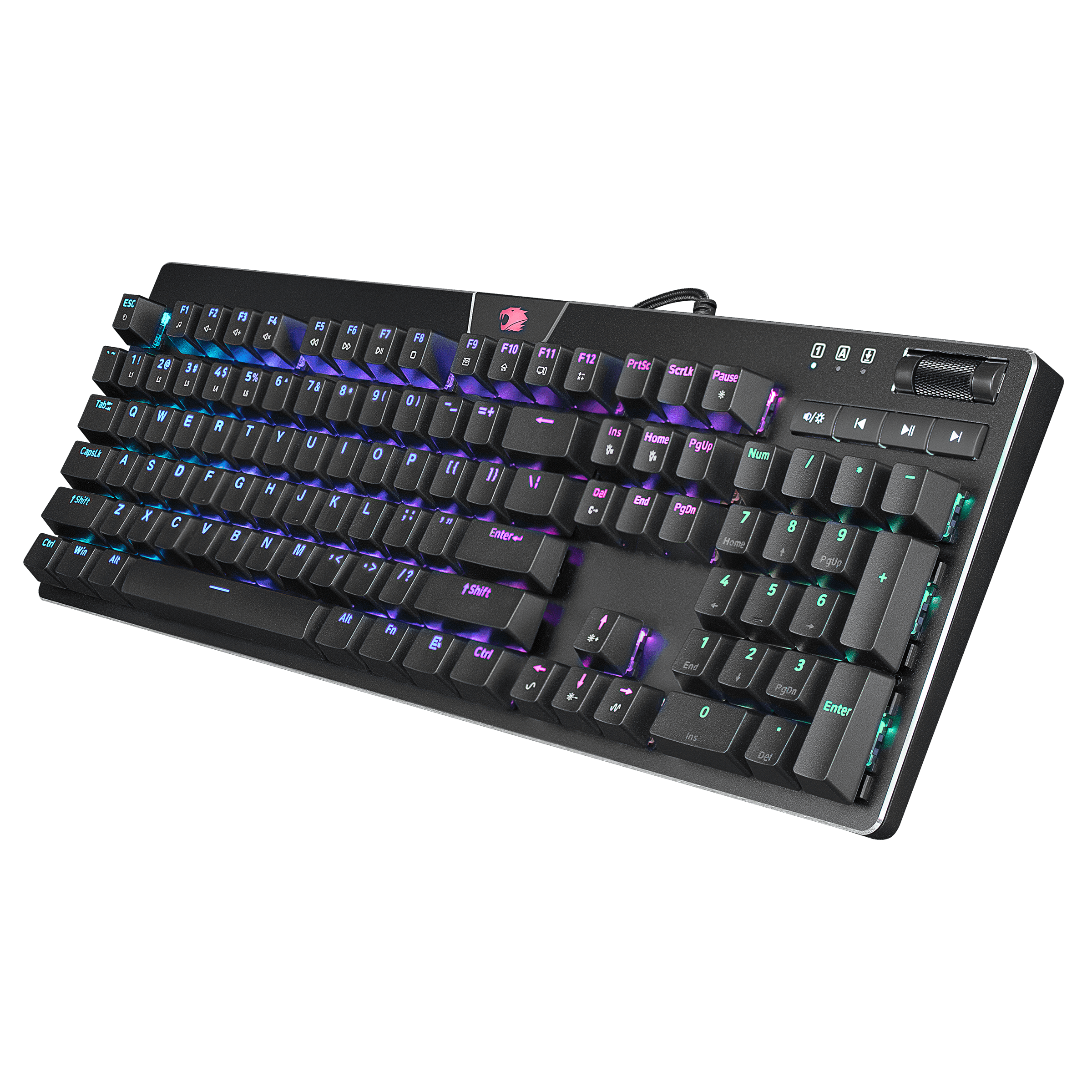 iBUYPOWER MEK 4 Mechanical Gaming Keyboard - Brown Switches