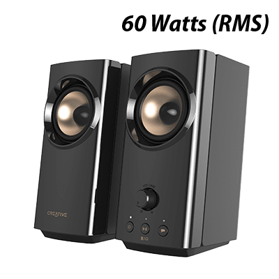 Creative T60 Compact Hi-Fi 2.0 Desktop Speakers